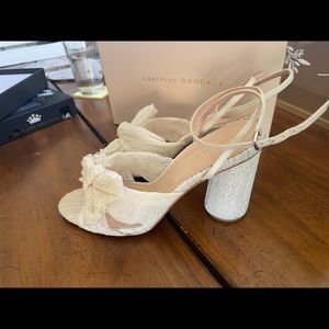 Loeffler Randall - Camellia Pearl Broderie Bow Heels
